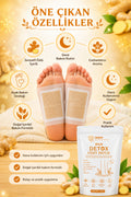 WAW Detox Foot Patch 10 Adet – Zencefil Özlü Gece Ayak Bakım Bandı