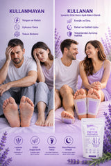 WAW Detox Foot Patch 10 Adet – Lavanta Özlü Gece Ayak Bakım Bandı