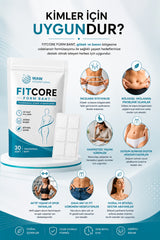 FitCore Form Bant 30 Adet Premium Göbek ve Basen Bandı