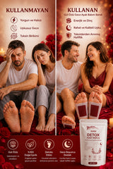 WAW Detox Foot Patch 10 Adet – Gül Özlü Gece Ayak Bakım Bandı