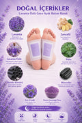 WAW Detox Foot Patch 10 Adet – Lavanta Özlü Gece Ayak Bakım Bandı