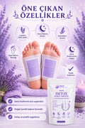 WAW Detox Foot Patch 10 Adet – Lavanta Özlü Gece Ayak Bakım Bandı