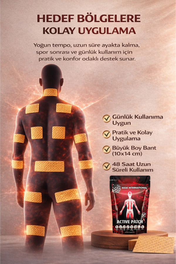Premium Ağrı Bandı – Kas & Eklem Destekleyici Transdermal Bant