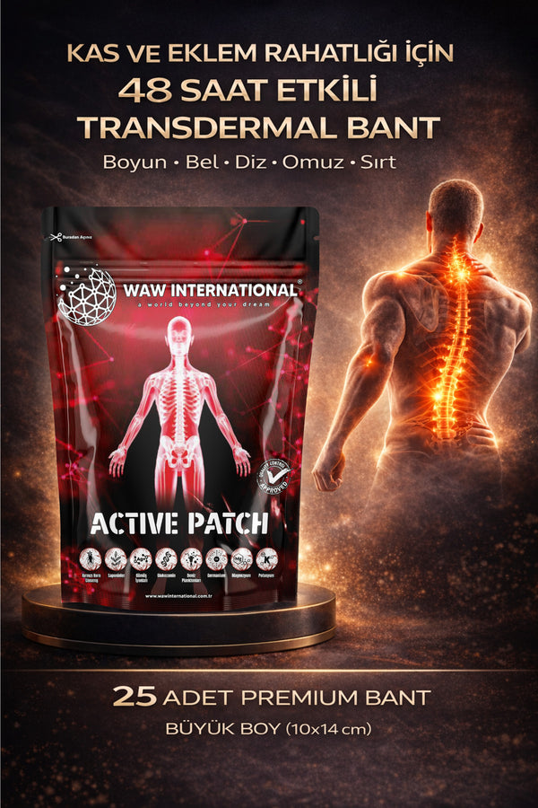 Premium Ağrı Bandı – Kas & Eklem Destekleyici Transdermal Bant