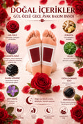 WAW Detox Foot Patch 10 Adet – Gül Özlü Gece Ayak Bakım Bandı