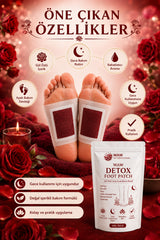WAW Detox Foot Patch 10 Adet – Gül Özlü Gece Ayak Bakım Bandı