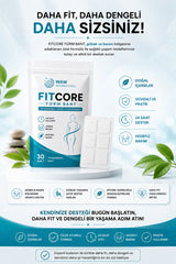 FitCore Form Bant 30 Adet Premium Göbek ve Basen Bandı