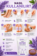 WAW Detox Foot Patch 10 Adet – Lavanta Özlü Gece Ayak Bakım Bandı