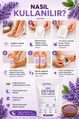 WAW Detox Foot Patch 10 Adet – Lavanta Özlü Gece Ayak Bakım Bandı