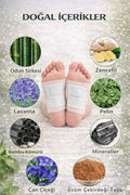 WAW Detox Foot Patch 10 Adet – Ayak Altı Gece Bakım Bandı