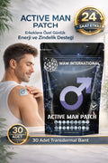 Active Man Patch – Erkeklere Özel Vitamin & Bitkisel Destek Transdermal Bant 30 Adet