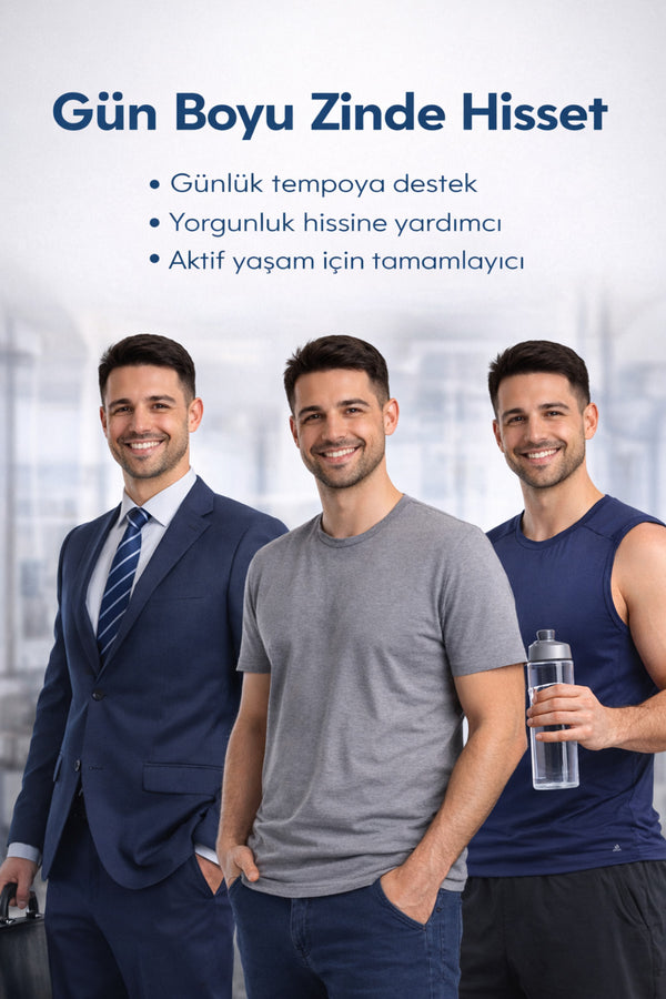 Active Man Patch – Erkeklere Özel Vitamin & Bitkisel Destek Transdermal Bant 30 Adet