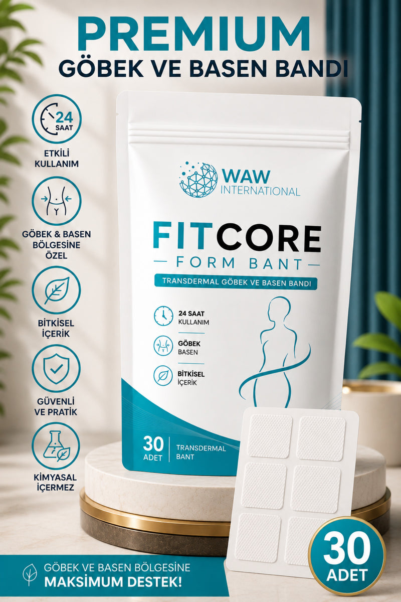 FitCore Form Bant 30 Adet Premium Göbek ve Basen Bandı