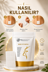 Body Fit Patch – Göbek Bandı 30’lu | Sıkılaşmaya Yardımcı • Tokluk Hissi Destekleyici