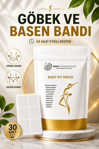Body Fit Patch – Göbek Bandı 30’lu | Sıkılaşmaya Yardımcı • Tokluk Hissi Destekleyici